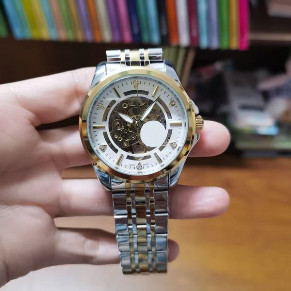 

Premium Men's Watch, Multifunctional Mechanical Chronograph Movement for Accurate Timing, Mineral Super Blue Light Mirror for Clarity and Wear Resistance, Champagne