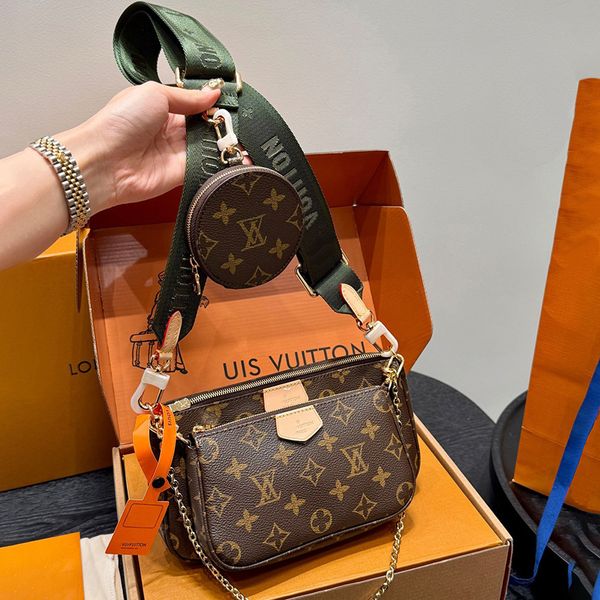 

Designer bag Luxury bag Shoulder bag Small brown handbag Neverfulltote New classic fashion retro multifunctional crossbody women's bag Pochette shoulder bag, #26 -9x11.5x3cm