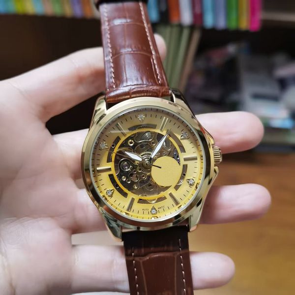 

Premium Men's Watch, Mineral Super Blue Light Mirror for Scratch Resistance, Multifunctional Mechanical Chronograph Movement for Accurate Timing