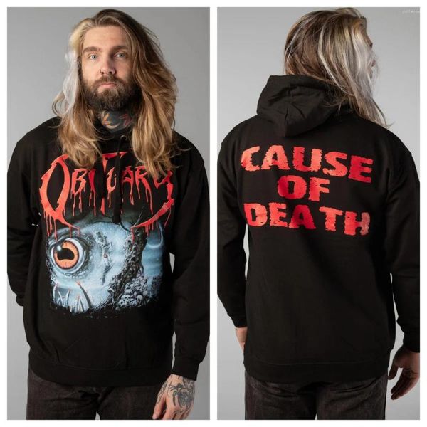 Men's Hoodies Obituary - Cause Of Death Hoodie 2026 Autumn Winter High-end Luxury Is For Both Men And Women