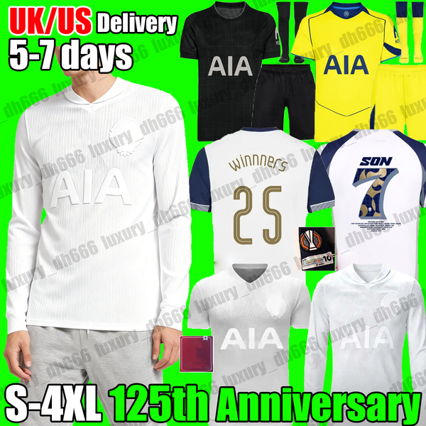

4XL 25 26 toTTeNhaM Soccer Jerseys THFC football shirt Top sPuRsjersey ROMERO XAVI SON KUDUS 2026 toTTeNhaM hotpsur 1901 whiteout jersey 125 Anniversary men kids kit, 25 26 gk1 adult