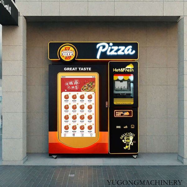 

Contactless Pizza Vending Machine Smart Payment Integrated 12 Inch Fresh Pizza Maker for Shopping Centers and School Cafeteria Areas