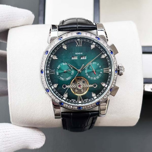 

Premium Men's Watch, Every Detail is Exquisite: Mineral Glass Mirror, Stainless Steel Case, Automatic Mechanical Movement, Quality Choice, Dark navy