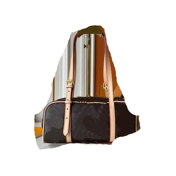 

2026new Crescent pouch new satchel Latest Shoulder Bag Original Luxury Designers monog Fashions Steamer classics Handheld diagonal Drawstring bucket bag, Brown