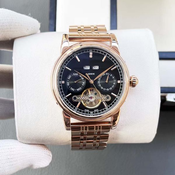 

Textured Men's Watch: Wear-Resistant and Shatterproof Mineral Glass Mirror, Heavy and Substantial Stainless Steel Case, Accurate Automatic Mechanical Movement, Gray