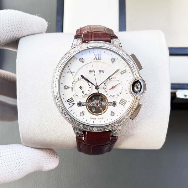 

Excellence of men's mechanical watch: automatic mechanical movement, stainless steel case, super strong mineral glass mirror, details show quality, Multi-color
