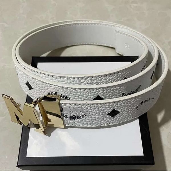 

M CMbelt mcms belt designer high quality Fashion Buckle Genuine Leather Width Crios With Box Men Women 2025 new trend luxury casual classic top brand belts 2df, Beige
