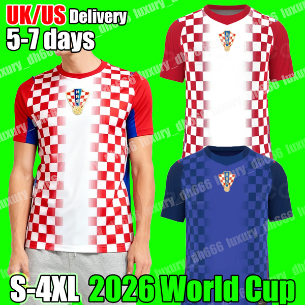 

XXXL 4XL Croatia Jersey 2026 world cup Modric jersey Livakovic Kramaric Brozovic Pasalic Kovacic national football Shirt men kids kits Croatia Soccer Jerseys Shirt, Black