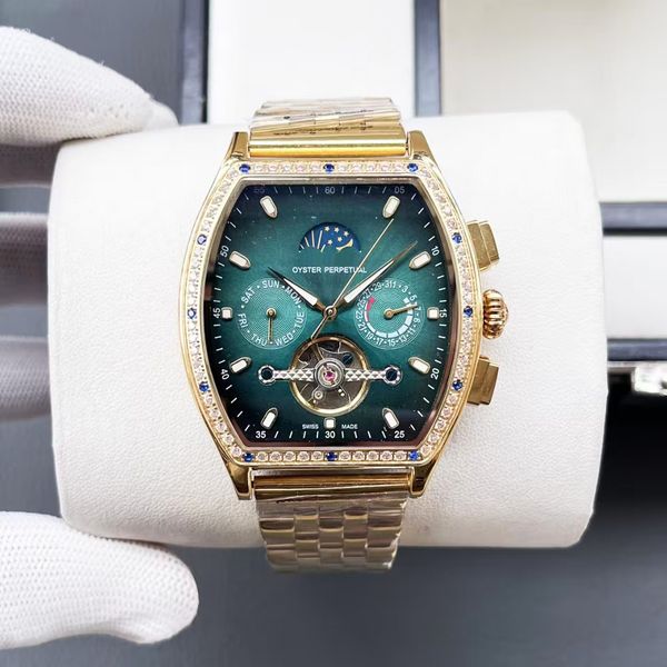 

Dancer of Time, Poem of Mechanics Automatic Mechanical Movement Watch, Born for Successful Men, Khaki