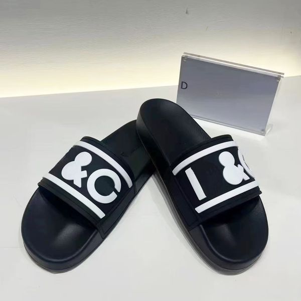 

Designer Slides Mens and womens Slippers bloom printing leather Black shoes Fashion luxury summer sandals womens beach slide ladies Sandals, #1