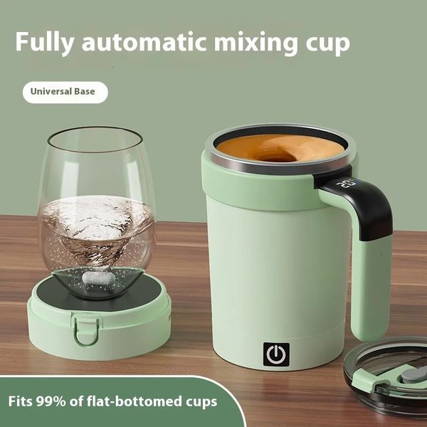 smart temperature-measuring magnetic automatic stirring cup electric portable coffee cup milkshake cup sports and fitness 260119