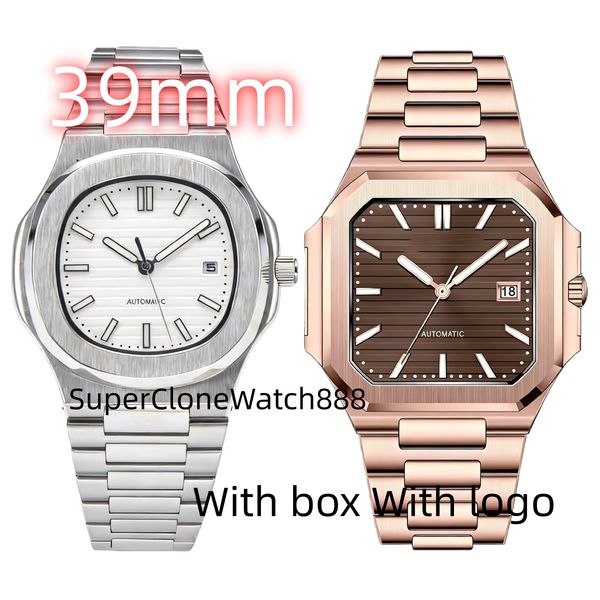 

Mens watch Designer watch watches Mechanical watches men designer mens watch automatic Stainless steel/Rubber Strap Wristwatches waterproof orologio montre, Clear