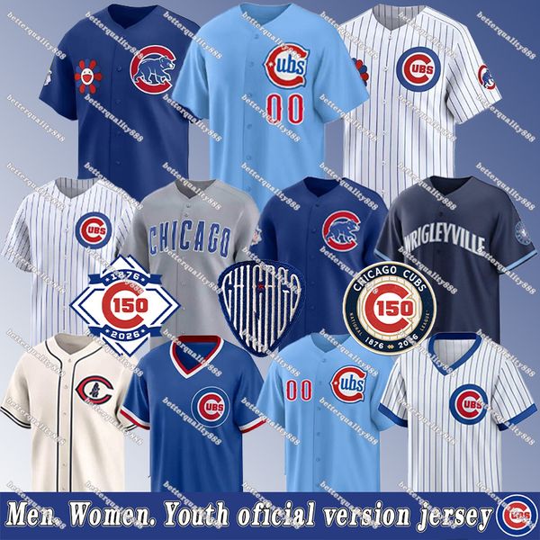 2025 Tokyo Series 150th Anniversary Cubs Jersey Crow-Armstrong Seiya Suzuki Dansby Swanson Ian Happ Shota Imanaga Kyle Tucker Cody ChiIcago Baseball Jerseys