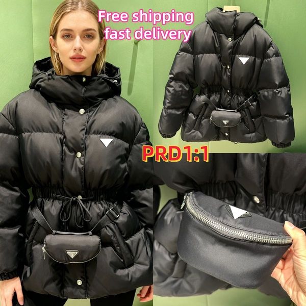 

Women Puffer Jacket Hooded Winter Coat Designer Tops Womens Coat Fashion Parka Winter Warm Lightweight Jacket Windbreaker Women Jacket Fashion coat High Quality, Black