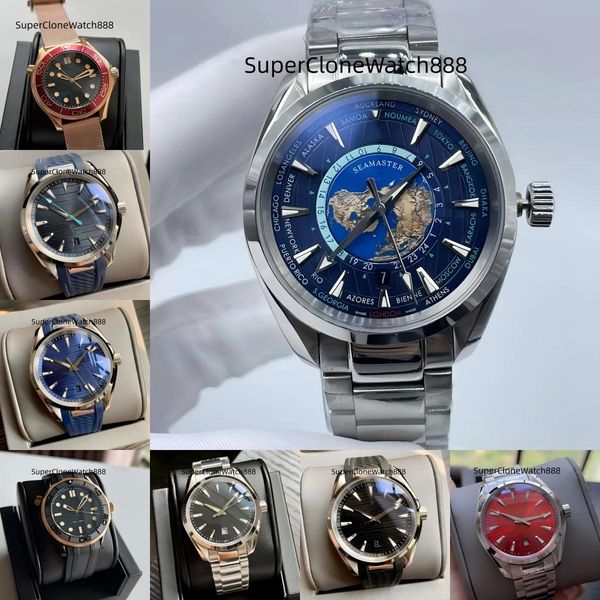 

Luxury watch mens watch Designer watches men watch super clone watch Orologio impermeabile men High quality watch With Stainless Steel Rubber Mesh Strap Timepiece, Color10