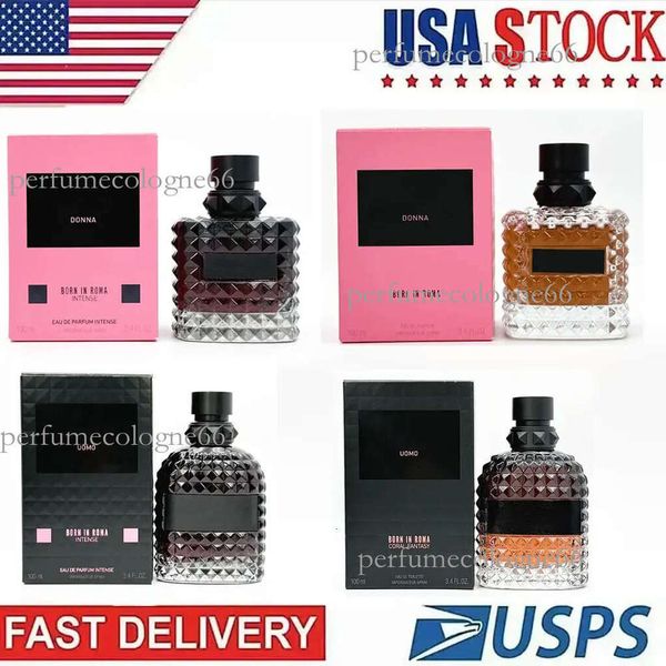

perfume Stock in the US Men Women Perfume 100ml Born In Roma Delina Imagination Pacific Chill 3-7 Days Delivery Fragrance Long Lasting Smell Good scent Cologne Spray
