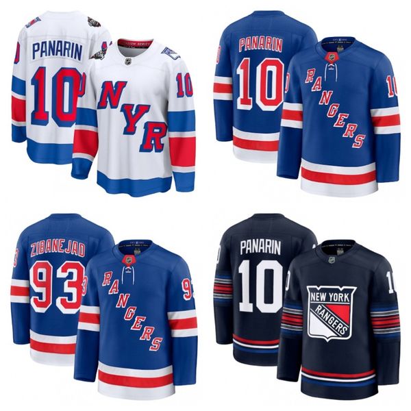 

Custom Hockey Jerseys for Men Women 10 Artemi Panarin Mika Zibanejad Adam FoxIgor Shesterkin S-XXXL, Black