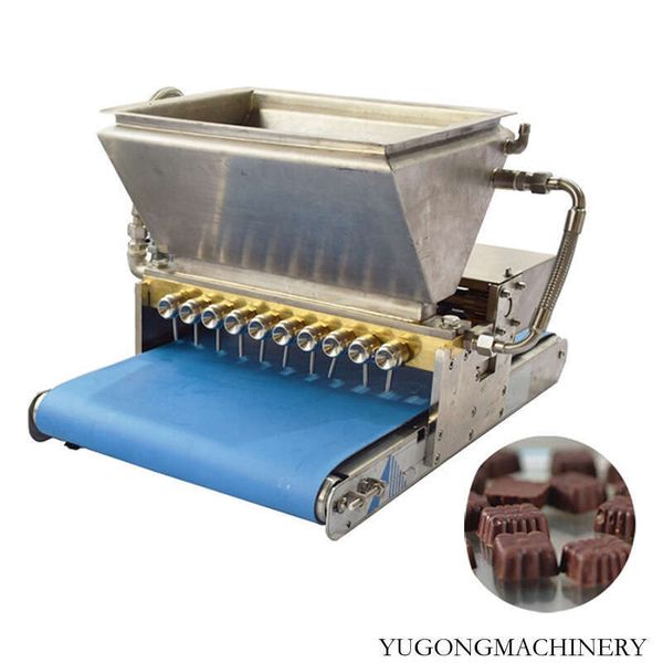 

Semi Automatic Desktop Chocolate Depositor Machine for Candy Making Stainless Steel Piston Filler for Truffles Professional Device