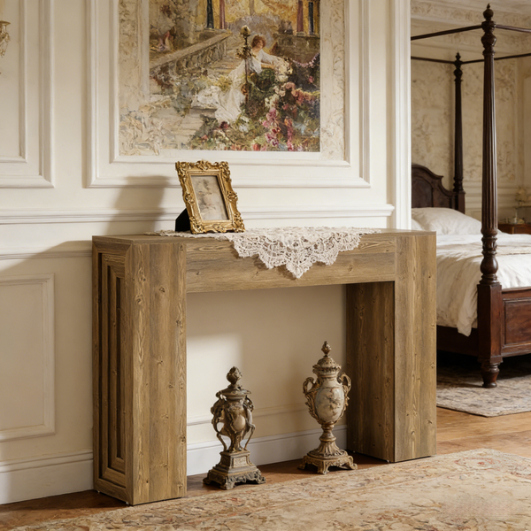 Large-Tabletop Sofa Table Wooden Hallway Table Console Table
