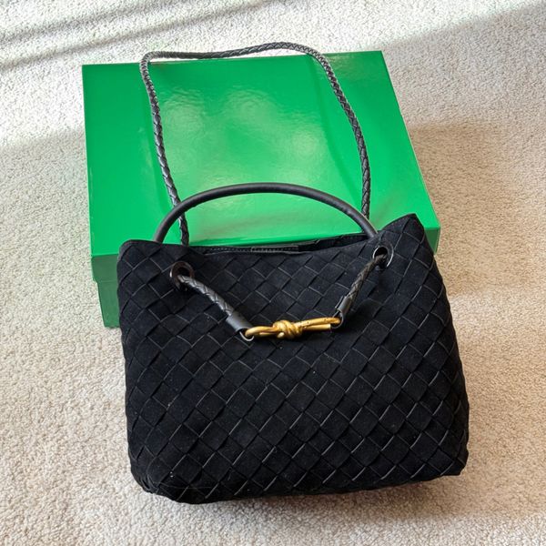 

Designer Bag Andiamo bag High Quality suede style Crossbody Bag Weave bag underarm Bag Handbags Hobo Bag Mini Purse bag 10A., #~6