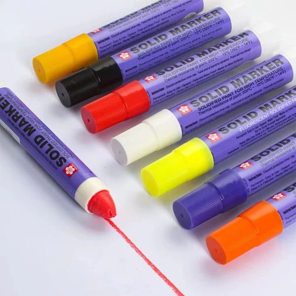 1Pcs Sakura Japan Solid Paint Pen Waterproof and High Temp XSC Industrial Tire Marker Permanent Office Equipment 260120