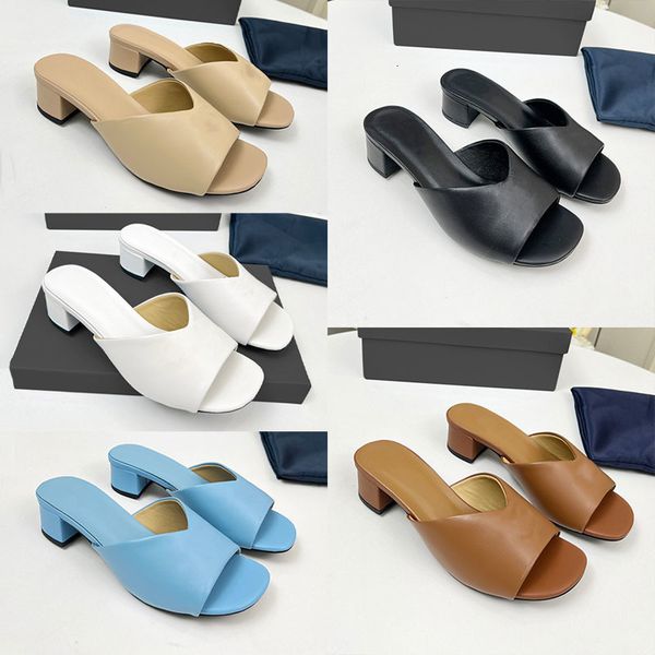 

Designer Women Leather Heels Nappa Slides Crochet Sandals Raffia Slippers Padded Summer Sandals Fashion Flip Flops 840, A11