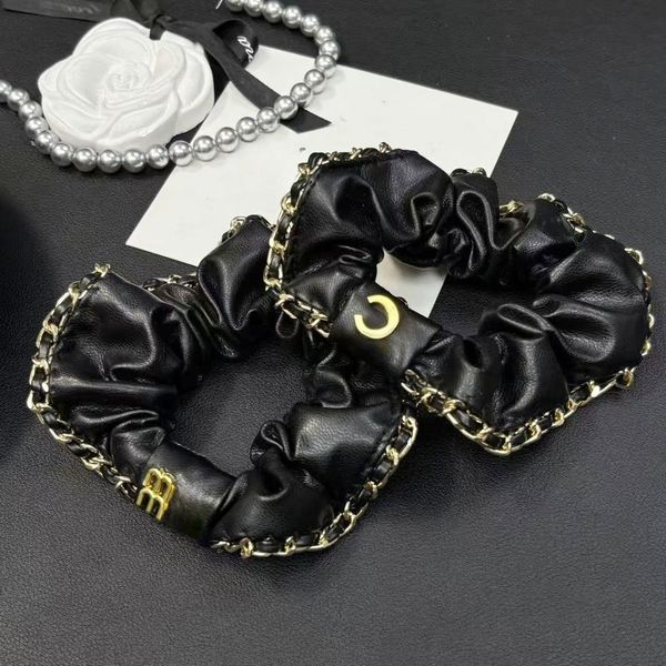 

Women Scrunchies Large Hair Bands Ponytail Holder Tie Hair Hoop Scrunchy Rubber Band Women Designer Headwear HairJewelry Accessories