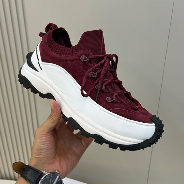 

Designer Men and Women Fashion Chunky Breathable Mesh Sneakers Trailgrip Lite 3 Sneakers Outdoor Casual Lace up Sneakers Running Shoes 954, A6