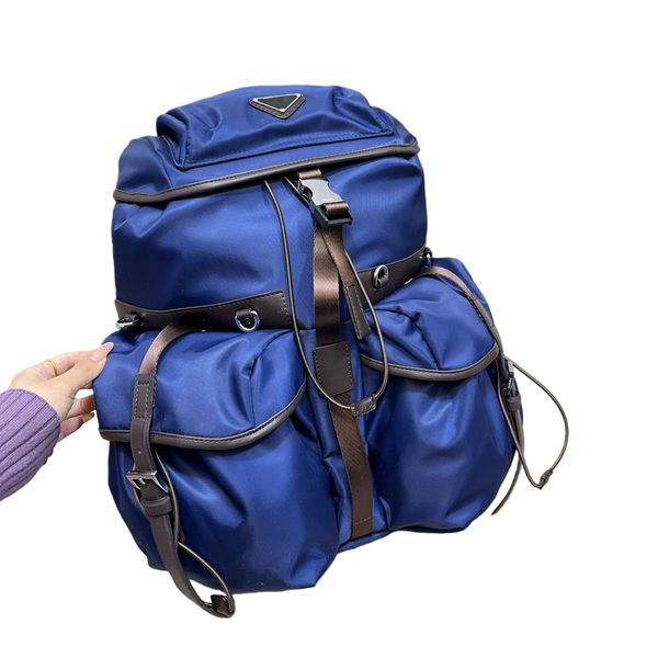 

Designer Backpack School Bag Rucksack Men Women Luxury Backpacks Handbags Fashion Nylon back packs Crossbody Shoulder Bags Large Capacity Knapsack, Brown