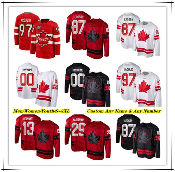 

Sidney Crosby 2026 Team Canada Olympices Hockey Jersey Connors McDavid Nathan MacKinnon Nick Suzuki Marner Macklin Celebrini Cale Makar Macklin Celebrini Horvat, Men red style