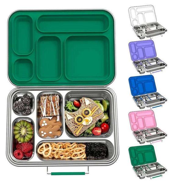 Stainless Steel Leakproof Bento Box, Sandwich Friendly, Food Safe, Compact, Perfect for Kids Lunch, Adult Lunch 26H0122