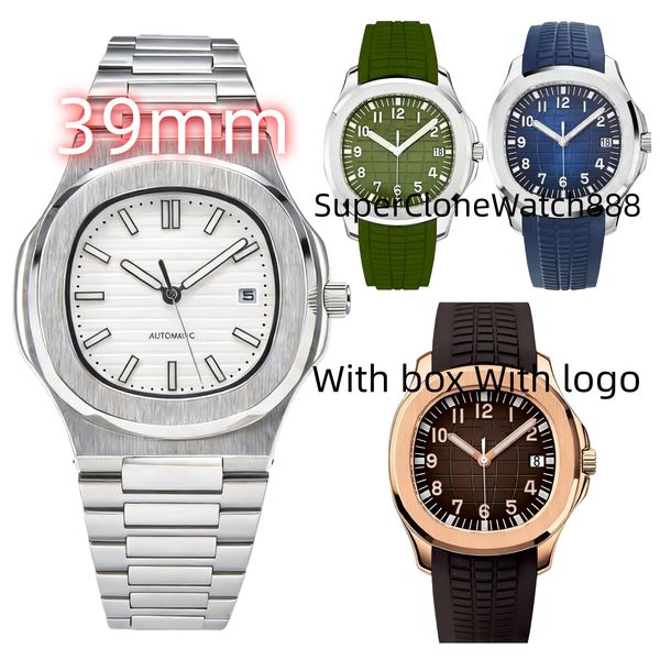 

Designer watch Super clone watch Mens watch watches Mechanical watches men designer mens watch automatic Stainless steel/Rubber Wristwatches waterproof with box, Nude