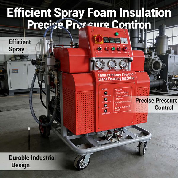 

Polyurethane Spray Machine for Roof Insulation High Pressure Foam Sprayer with Heated Hose for Residential and Commercial Building Projects
