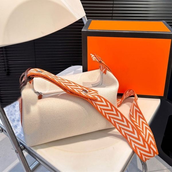 

2026 Woman Designer Makeup Bag Canvas Cosmetic Bags Cross Body Make Up Toiletry Bag Fashion Wash Pouch TOP, Multi