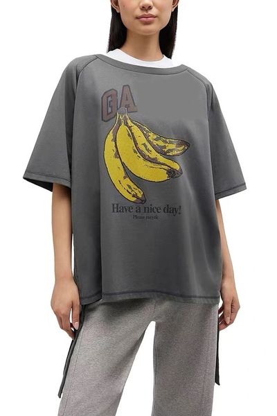 

High-quality Niche Designer Cotton T-shirt AN with Letter Pattern Print Loose-fit Crew Neck Long-sleeve Thick Pullover Top for 2026 Early Spring and Summer Beach Tees tn, Army green