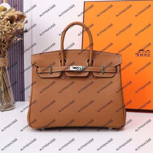 

Bags Designer Women Bag Luxury Women Shoulder Bags H Badge Birkinse Bag Genuine Leather Fashion Cross Body Bag 35CM Lady Tote Bag Real TOGO Gold Silver Hardware No Box, Blue