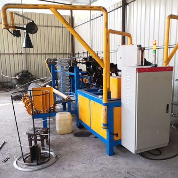 

Smart Chain Link Fence Machine with Memory Function to Save Production Settings for Different Fence Types and Repeat Orders