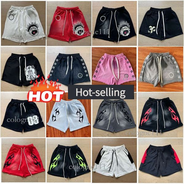 Graphic designer mens shorts men jorts Letter Print Washed Shorts Hip Hop streetwear unisex black 100% cotton beach basketball running jumpers bottom pants XL
