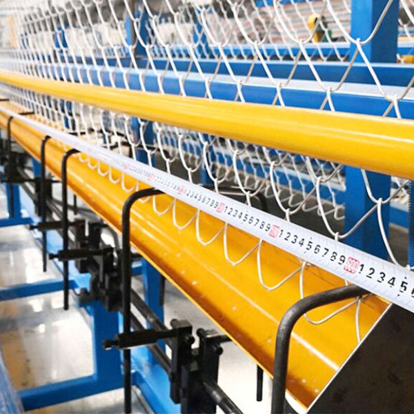 

Durable Chain Link Fence Production Machine with Protective Coating on Frame for Use in Humid Workshop Environments