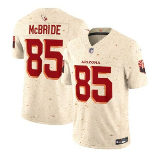 

Men Women Youth Custom Cardinalss Game Jersey 1 MURRAY 85 McBRIDE 18 HARRISON JR S-7XL, Beige