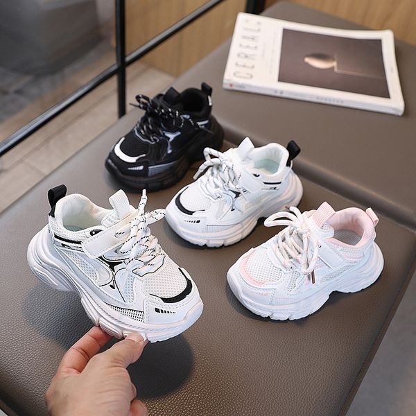 

Toddler Shoes for Boys Girls Kids Casual Sneakers Boy Child Flexible Sneakers Toddler Cutefeet Sport Running Trainers Sizes 22 - 30, Black