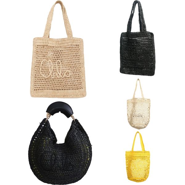 

Designer bags summer banana palm fiber and Summer woven beach bag for beautiful women Lightweight woven grass product 10A., Khaki