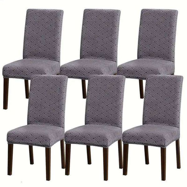 1/2/4/6PCS Nordic Dining Room Home Universal Chair Slipcover Anti-dust Seat Protector Cover Wedding funda silla 26L0126