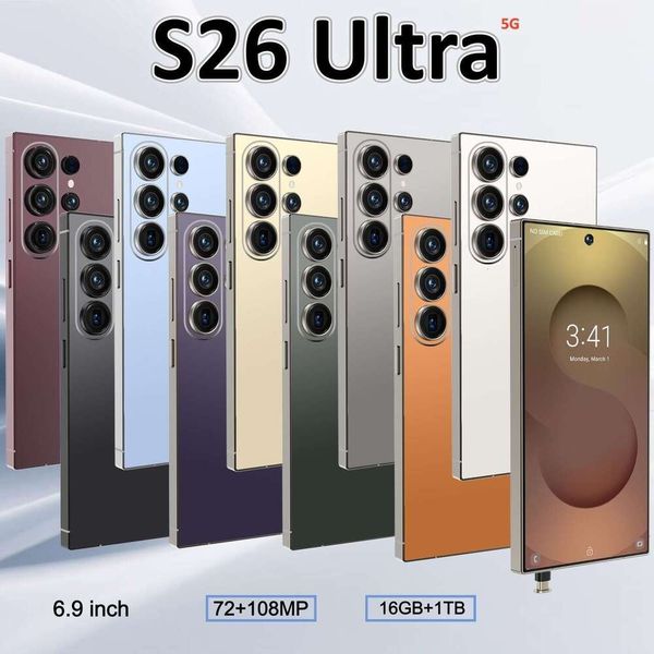 2026 HOT High Quality For S26 Ultra 6.9 Inch Smartphone Shockproof Cover Lite Moblie Phones Accessories SANNAING