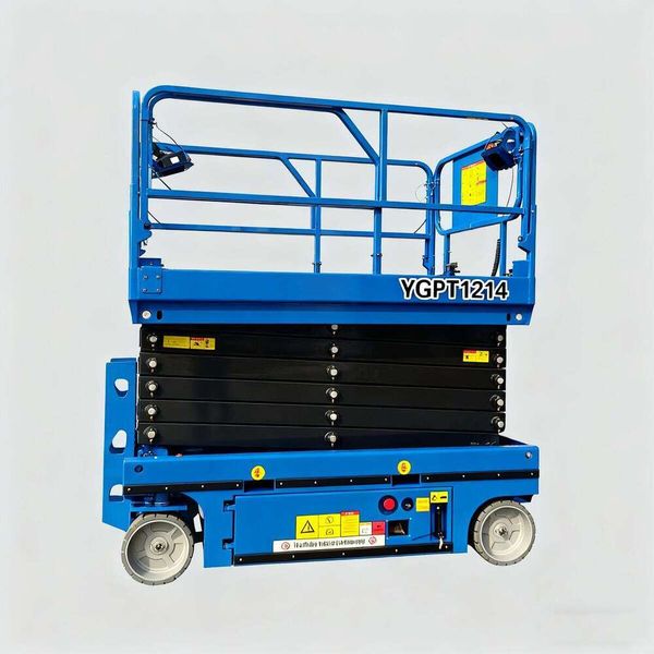 

Self Propelled Scissor Lift 10m Electric Mobile Aerial Work Platform With Lithium Battery For Warehouse Maintenance High Load Capacity