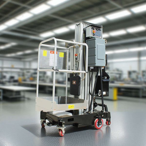 

Aluminum Alloy Lift 6.2m Vertical Man Lift for Single Person Use Compact Size Fits In Elevators for Office Building Facility Management Tool