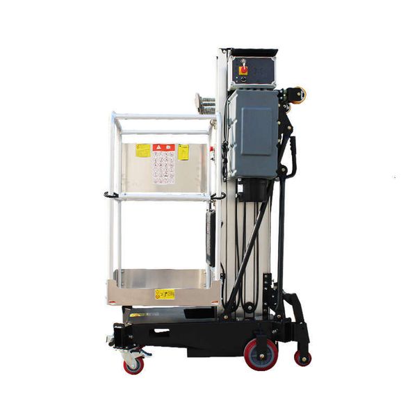 

Single Mast Aluminum Lift 10.4m Height 150kg Loading Capacity One Man Aerial Work Platform for Building Repair Vertical Lifting Device