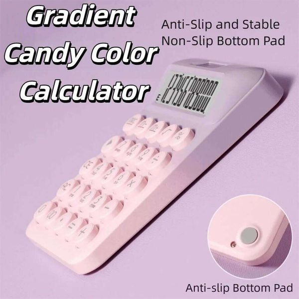 Solar Desktop High-value Candy Color Finance Stationery Portable Student Calculator 26Y0127