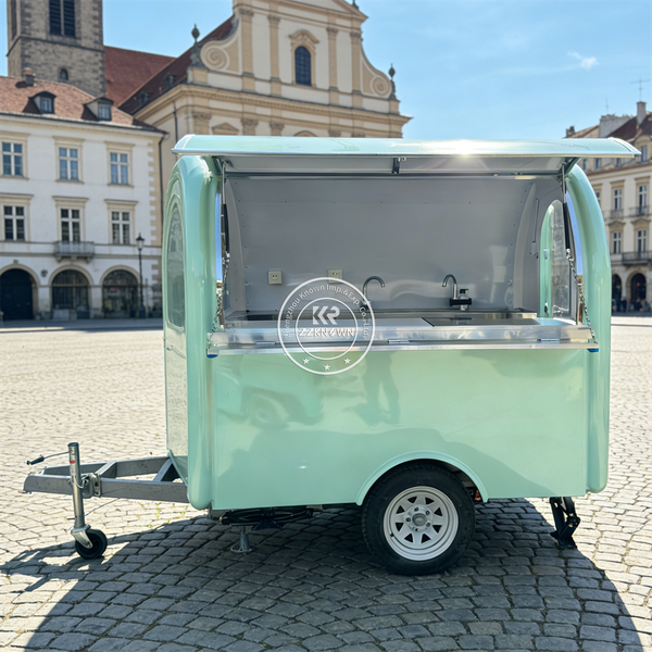 Hamburger Food Cart Fast Truck Customized Restaurant Equipment Street Hot Dog Mobile Trailer For Sale