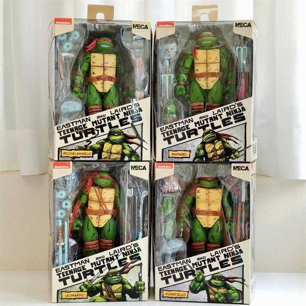 NECA Leonardo Donatello Michelangelo Raphael Teenage Mutant Ninja Turtles Comic Version Action Deluxe Edition Toys 50% off sale